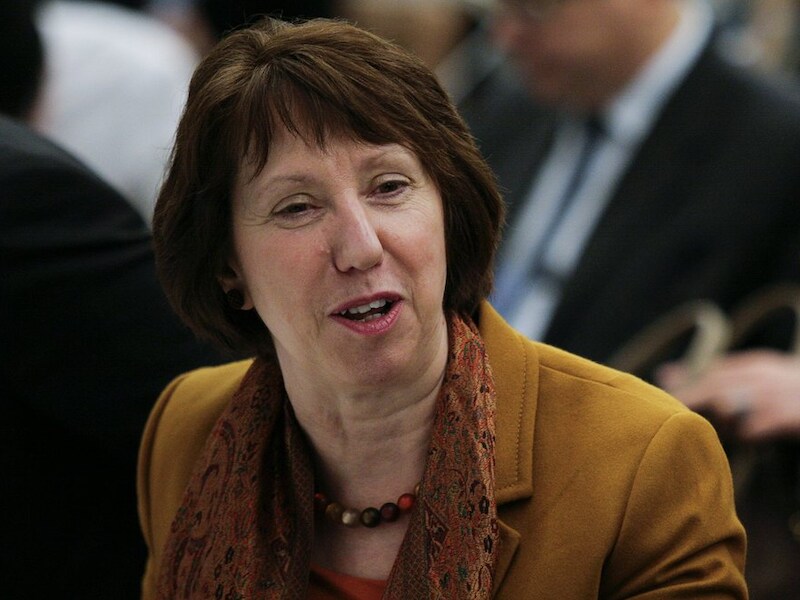 Catherine Ashton.