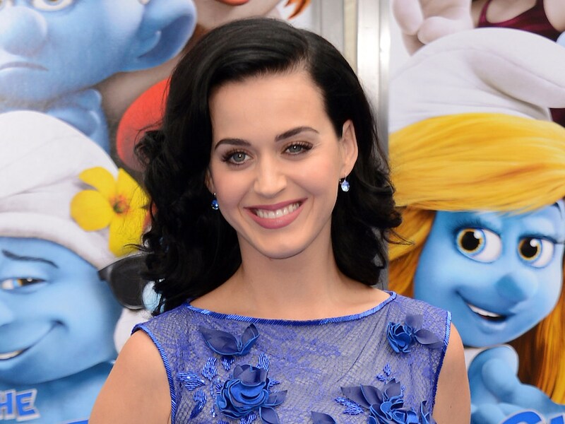 Katy Perry op de wereldpremière van 'The Smurfs 2' op 28 juli in Los Angeles.