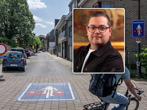 Vandaag telt Limburg 121 kilometer aan fietsstraat, al toont dat cijfer niet per se meer veiligheid aan, vindt Vlaams parlementslid (N-VA) Andy Pieters (inzet).