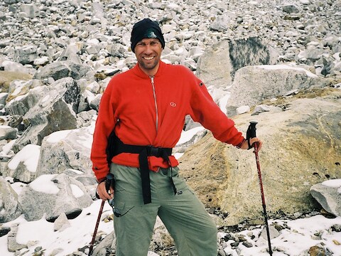 Bergbeklimmer Wim Smets.