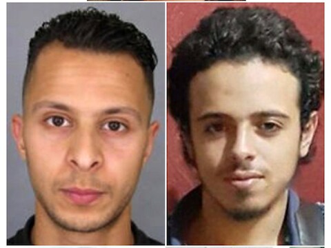 De voortvluchtige Salah Abdeslam en de omgekomen Bilal Hadfi.