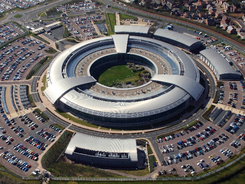 Het hoofdkwartier van de Britse geheime dienst GCHQ.
