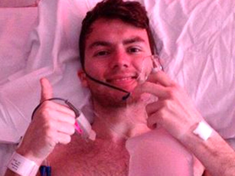 Stephen Sutton plaatste gisteren zijn laatste foto en laatste bericht op Facebook.