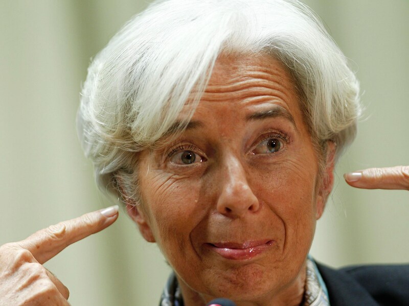 Lagarde hoopt alvast dat haar opmerking niet in dovemansoren valt bij haar landgenoot en Merkel.