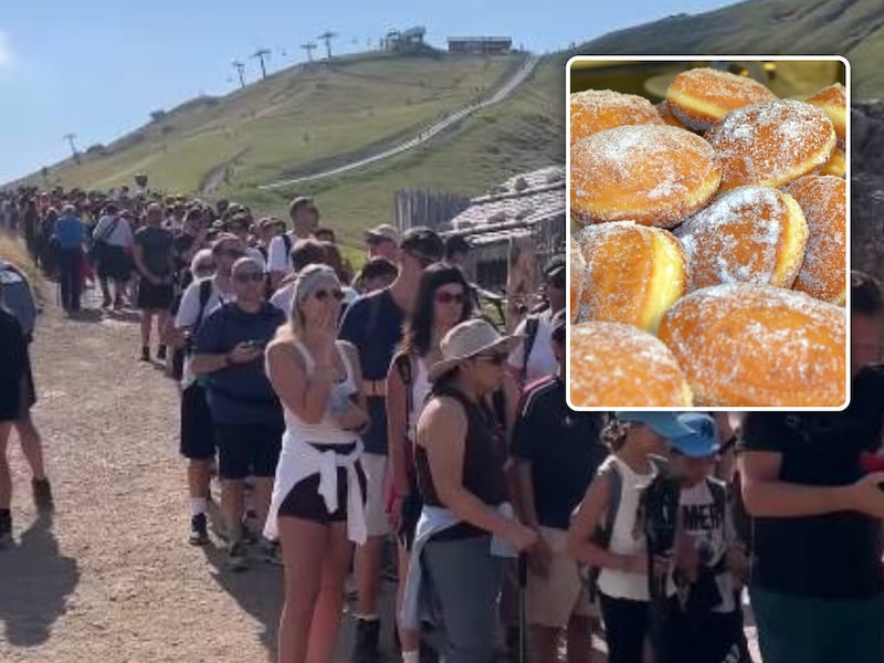 Virale Berlijnse bollen veroorzaken toeristenstorm in de Italiaanse Dolomieten: “De bergen zijn geen speeltuin”