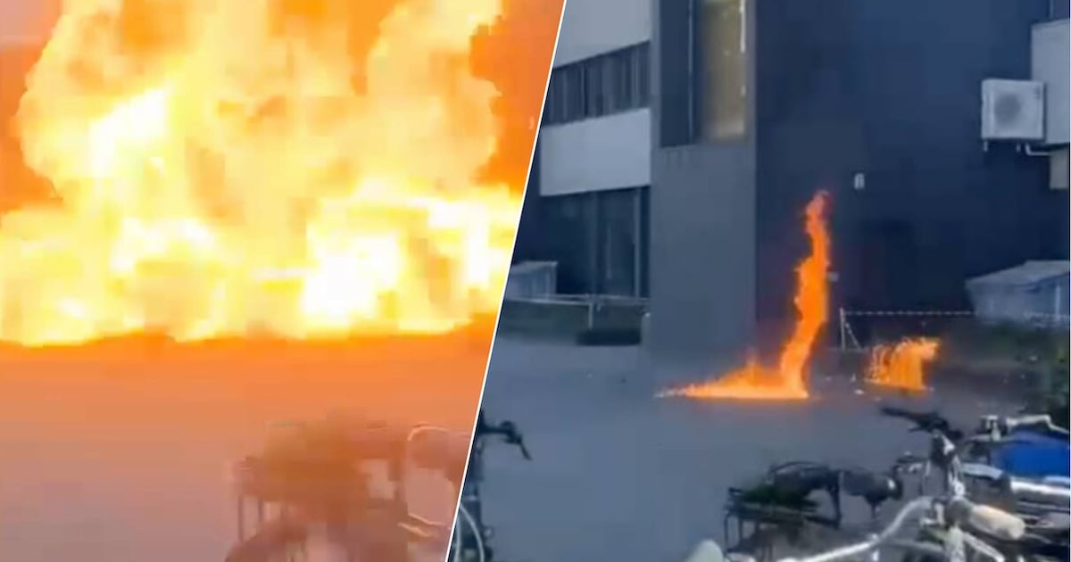 Rotterdamse leerling veroorzaakt explosie op speelplaats met brandende ...