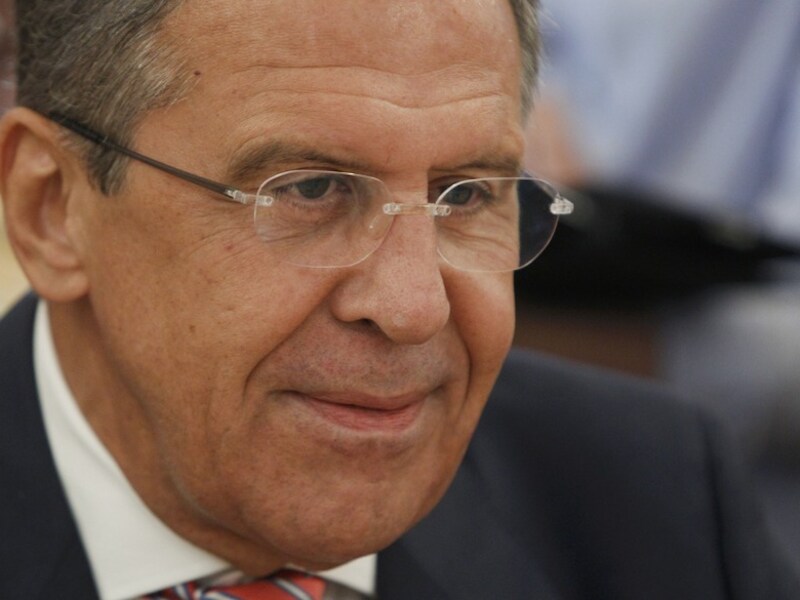 De Russische minister van Buitenlandse Zaken Sergej Lavrov.