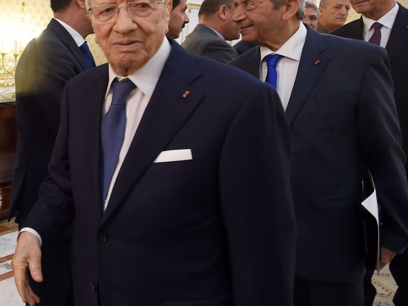 De Tunesische president Beji Caïd Essebsi