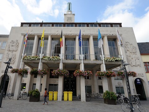 Het stadhuis van Turnhout.