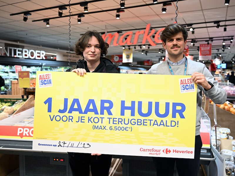 Jaar gratis pizza of maand gratis boodschappen? Carrefour Market Heverlee pakt uit met opvallende studentenacties