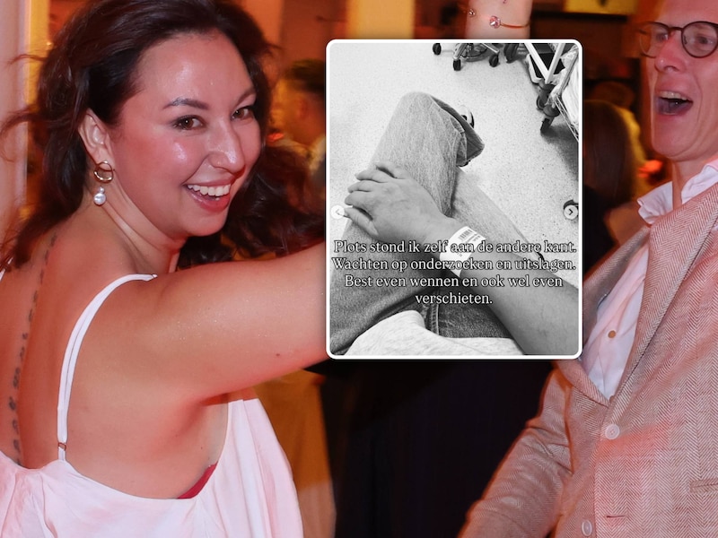 Nuria Gilizintinova liep hersenschudding op tijdens ‘Blind getrouwd’-party: “Beetje gênant, ik struikelde over mijn trouwkleed”