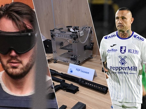 Het proces rond drugsbaron Flor Bressers (l.), alias ‘ de vingerknipper’, wordt dit jaar afgehandeld. In Leuven moet een jonge vrouw zich verantwoorden voor het aanbieden van 3D-geprinte wapens (midden), en in Brussel komt voetballer Radja Nainggolan (r.) voor de correctionele rechtbank.