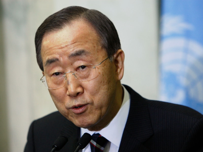 Ban Ki-moon, secretaris-generaal van de Verenigde Naties.