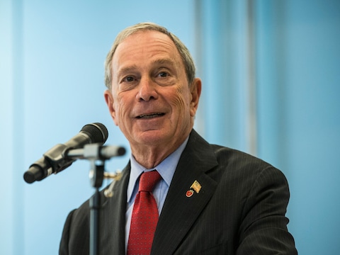 Burgemeester van New York Michael Bloomberg.