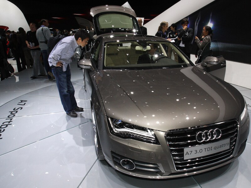 De Audi A7.