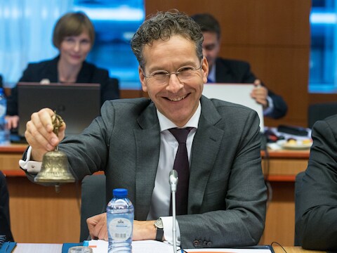 Voorzitter van de Eurogroep Jeroen Dijsselbloem.