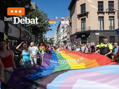 Een beeld van de Antwerp Pride, die een dikke week geleden plaatsvond. 