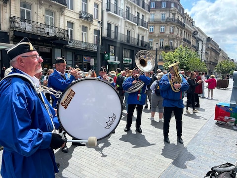 Onder andere de fanfare van Meyboom zorgen voor de animatie.