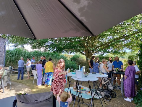 Burenborrel in Putte.