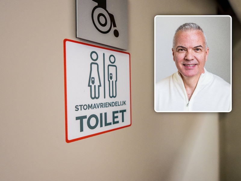 ZAS voorziet als eerste ziekenhuis in de provincie Antwerpen een stomavriendelijk toilet op al zijn grote campussen. Inzet: Danny Weyler, coördinator stomazorg.