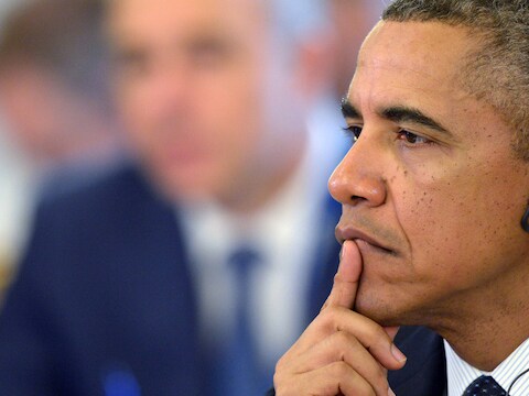 De Amerikaanse president Barack Obama.