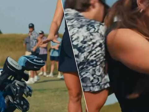 “De slechtste reclamespot ooit”: golfwereld in rep en roer nadat man vrouw omver beukt in commercial