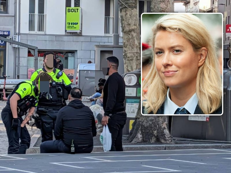 De politie voert controles uit op het De Coninckplein. Inzet: burgemeester Els van Doesburg (N-VA).