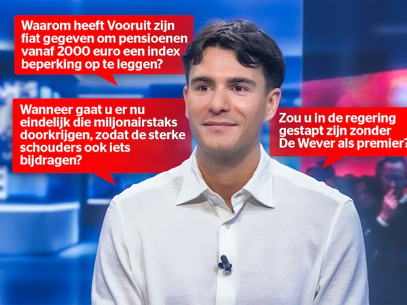 “Waarom gaf Vooruit zijn groen licht voor de centenindex op pensioenen?” Vooruit-voorzitter Conner Rousseau beantwoordt uw vragen 