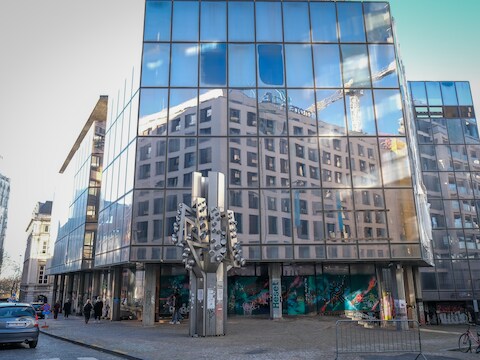 In dit voormalige bankgebouw aan de Oratoriënberg in Brussel was Reset-club jarenlang gevestigd, dat nu zal heropenen als ‘Hexagon’ (archiefbeeld).