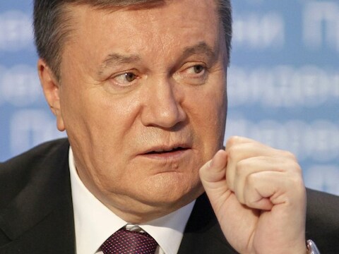 Oekraïnse president Viktor Janoekovitsj.