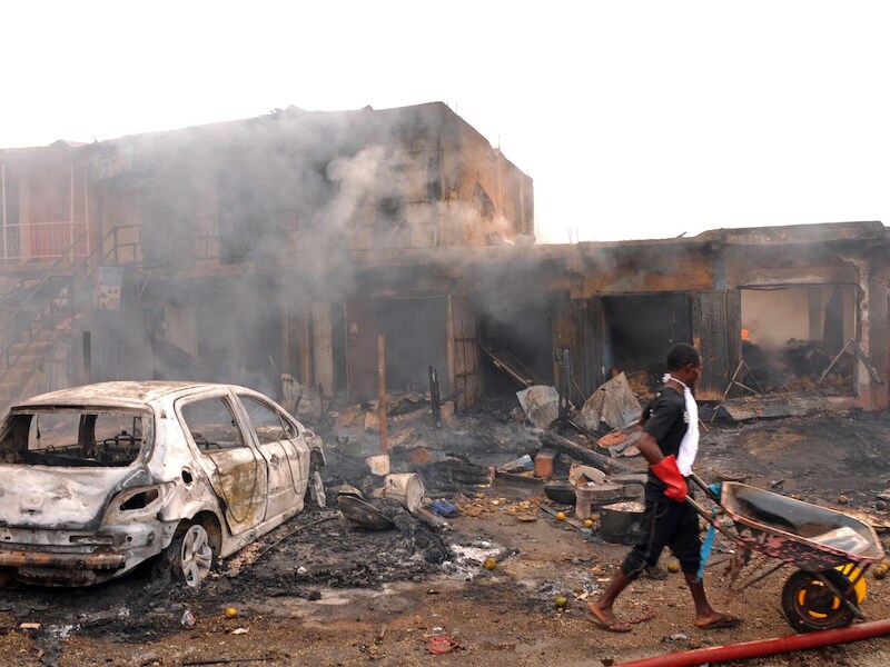 Vorige week vielen er nog meer dan 118 doden bij een dubbele aanslag op een markt in de Centraal-Nigeriaanse stad, Jos.