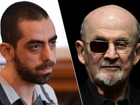 Hadi Matar stak schrijver Salman Rushdie in 2022 een tiental keer in zijn nek, gezicht en buik. 