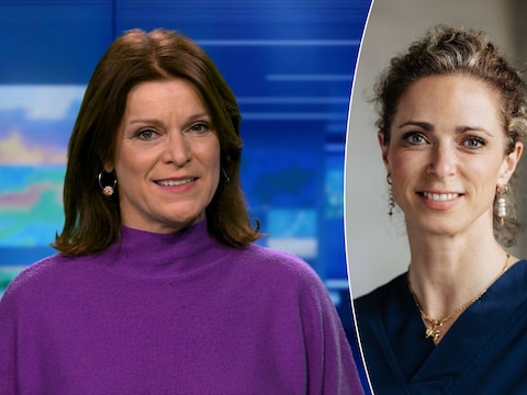 Ooglidchirurg Charlotte Renier (rechts) over de procedure die Jill Peeters (links) liet doen.