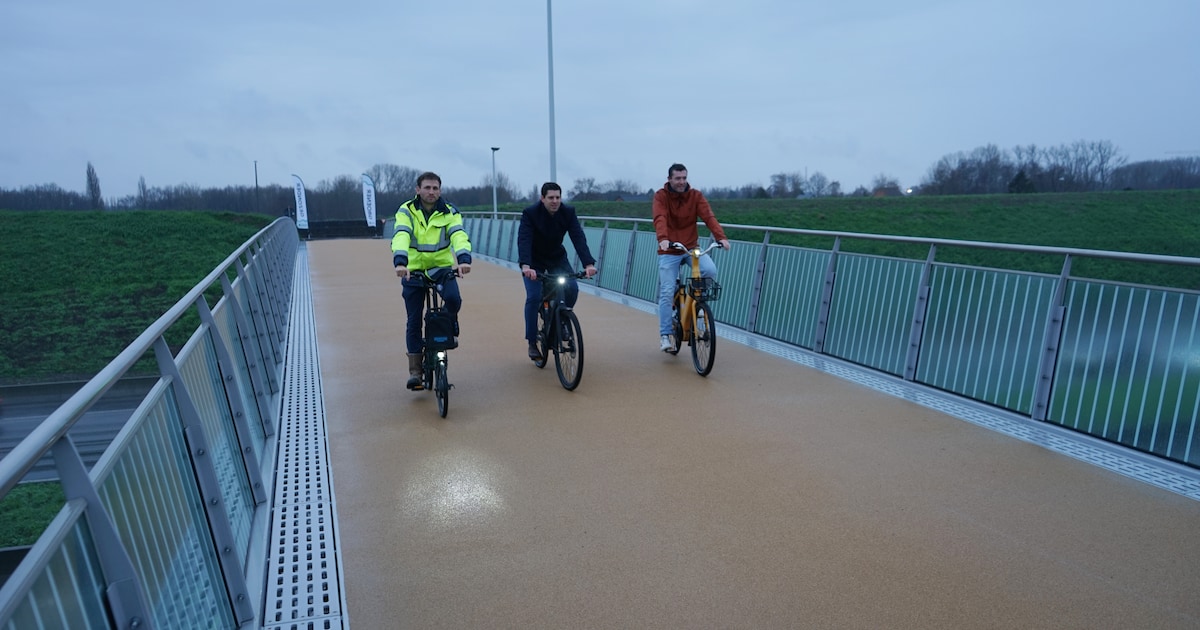 Nieuwe fietsbrug over E17 en geluidsbermen vormen sluitstuk van ...