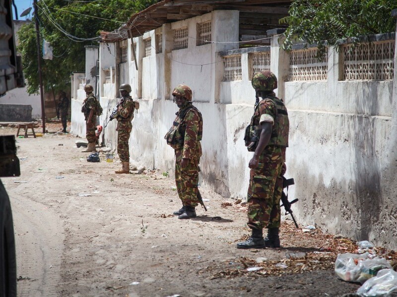 Keniaanse soldaten op missie in Somalië.