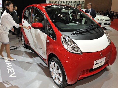 Mitsubishi's elektrische wagen Miev.
