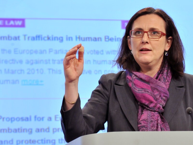 Eurocommissaris voor Binnenlandse Zaken Cecilia Malmström wil dat Europese leiders zich meer verzetten tegen xenofobe retoriek.