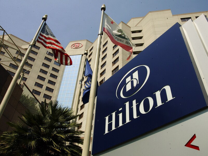 Het Hilton Hotel in Long Beach, Californië.