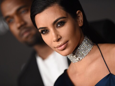 Kim Kardashian en Kany West.