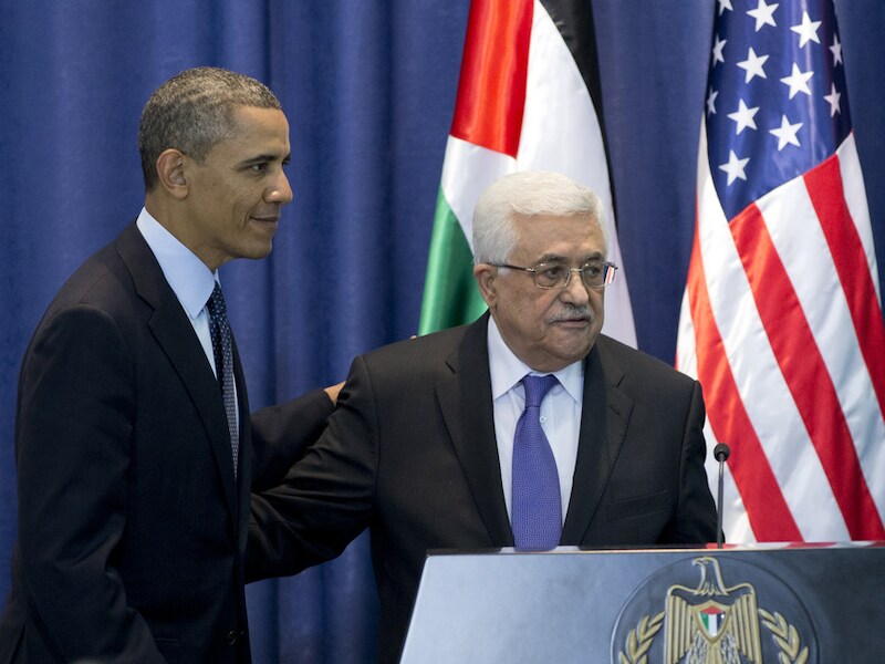 Barack Obama en Mahmoud Abbas.