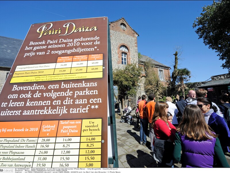 De koers van Pairi Daiza dikte 20 procent aan, met dank aan de panda's.