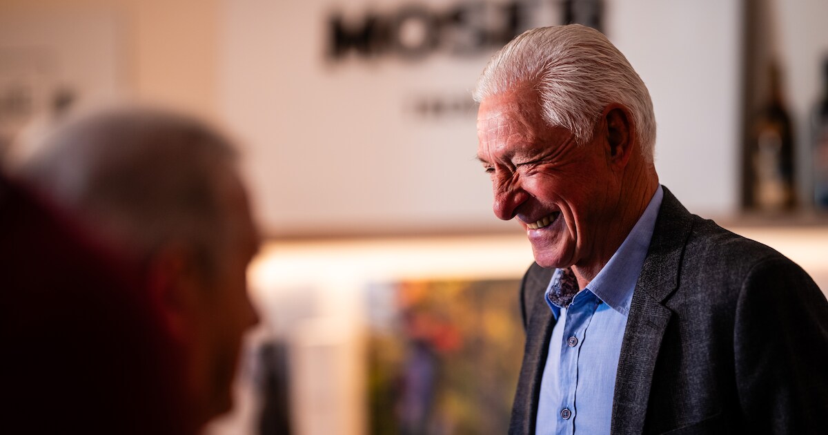 Italiaanse wielerkampioen Moser (74) brengt Belgische toppers samen op ...