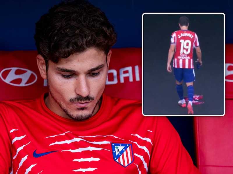 De meest eenzame man in het stadion: zichtbaar aangeslagen Atlético-ster Julian Alvarez massaal uitgejouwd door eigen fans door transfersoap