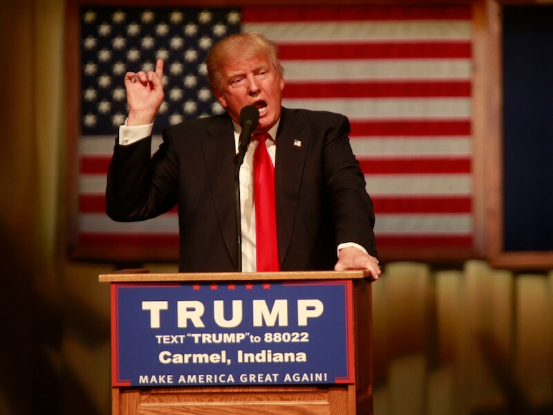 Donald Trump staat vandaag voor een cruciale voorverkiezing in Indiana.