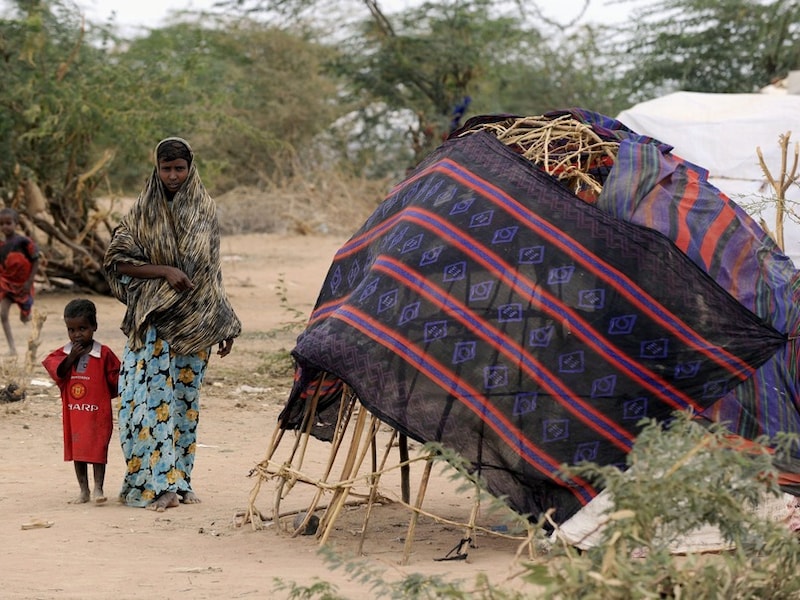 Dabaab, in Kenia, is het grootste vluchtelingenkamp ter wereld en herbergt voornamelijk Somaliërs.