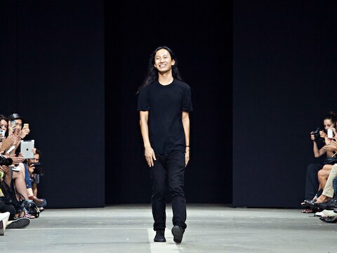 Alexander op de catwalk