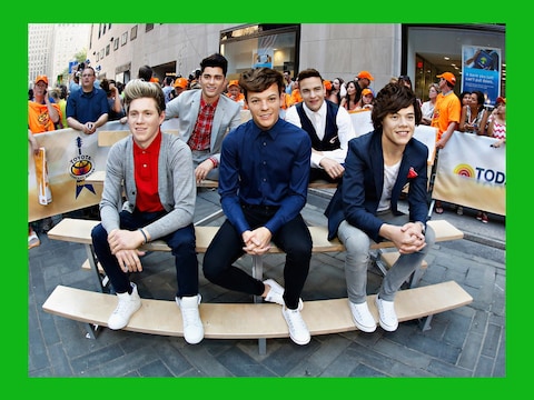 De wassen beelden die Madam Tussauds maakte van de boyband One Direction.