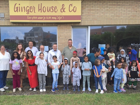 De opbrengst van de rommelmarkt van Team Bredene zal dit jaar naar Ginger House & Co gaan.