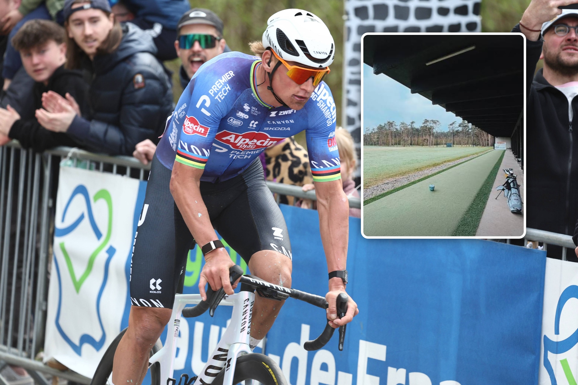 “De beste manier om mijn hoofd leeg te maken”: pechvogel Mathieu van der Poel staat daags na Parijs-