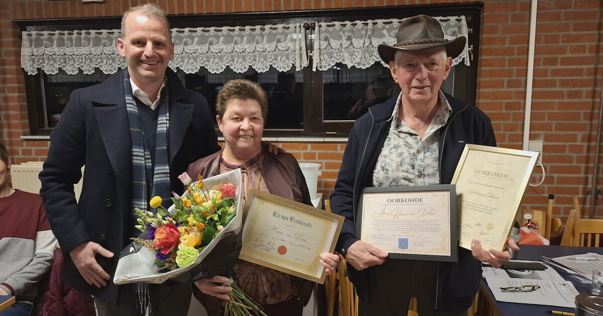 Ad en Herma in de bloemetjes gezet voor 44 jaar inzet voor HV Baarle: “Jullie hebben de club gemaakt